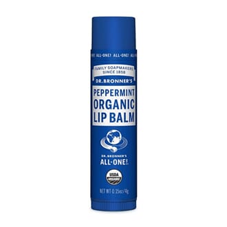 Dr Bronner peppermint lip balm