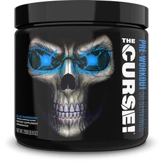 The Curse pre-workout blue raspberry 250 g