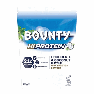 wrigley bounty protein powder chocolate & coconut 455 gr