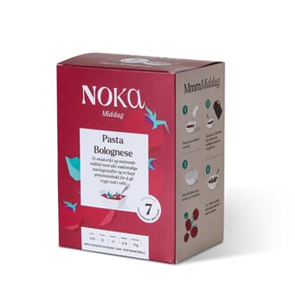 Noka pasta bolognese 7 måltider