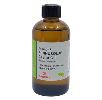 Sunvita Ricinusolje (Castoroljer) Kaldpresset Øko 250ml