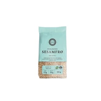 Helios økologisk sesamfrø med skall 325 g