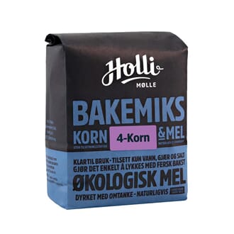 Holli Mølle økologisk 4-korns bakeblanding 1 kg