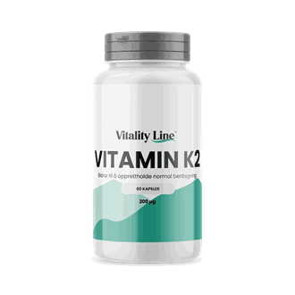 Vitality Line vitamin K2 60 kapsler