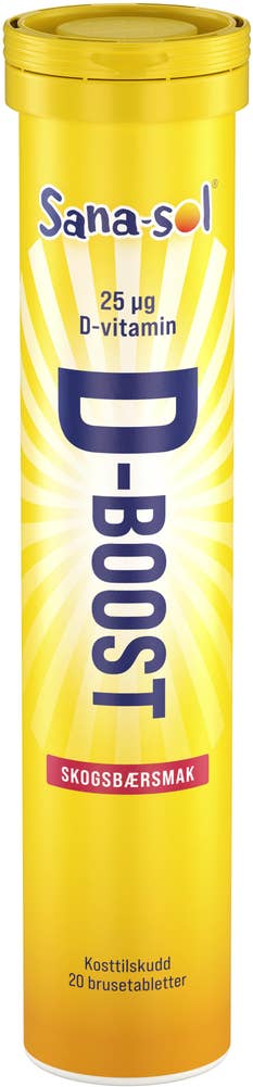 D-boost 25µg Brusetabletter, 20 stk, Sana-Sol