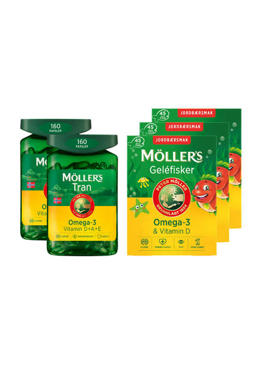 Omega-3 pakke Jordbær