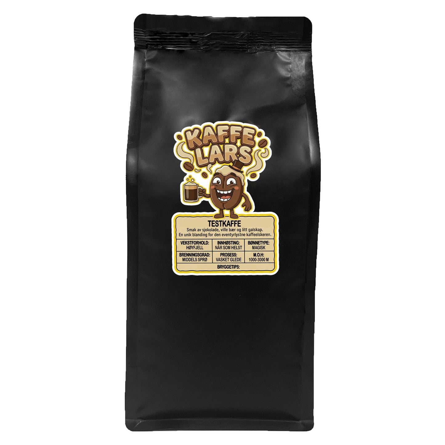 Kaffelars Testkaffe 2500gr (2,5kg)