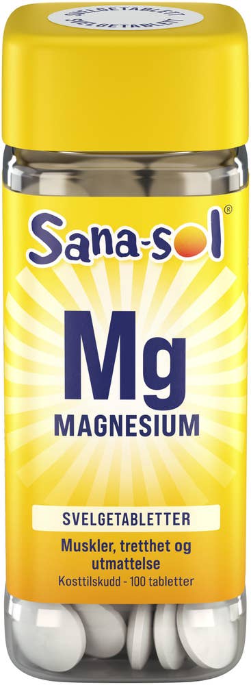 Magnesium 300 mg 100 stk, Sana-Sol