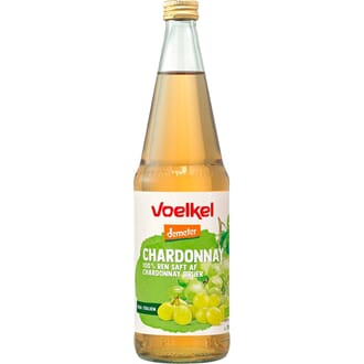 Voelkel økologisk hvit chardonnay druesaft 0,7 L