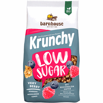 Barnhouse Müsli med bær lavt sukkerinnhold 375 g