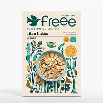 Doves organic fibre flakes 375 gr