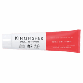 Kingfisher fennikel tannkrem med fluor 100 ml