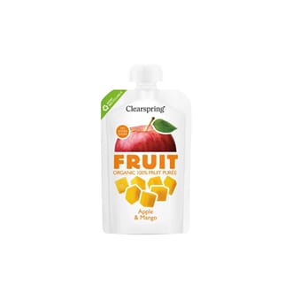 Clearspring Frukt Eple & Mango ÁEkologisk 100 gr
