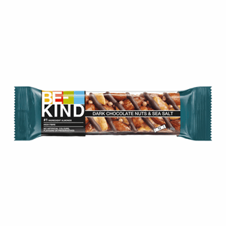 Be-kind mørk sjokolade nøtter & havsalt 40 gr