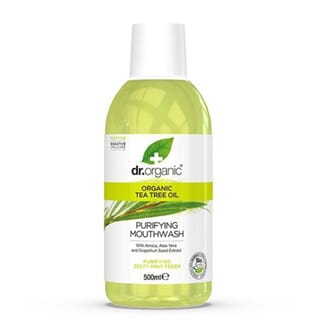 Dr Organic tea tree mouthwash 500 ml