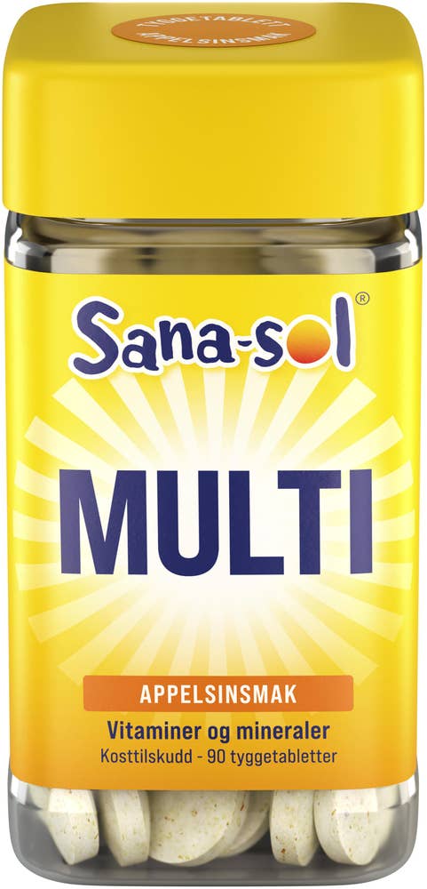 Multivitamin 90 stk, Sana-Sol