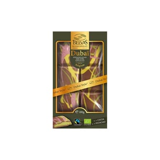 Belvas Dubai sjokolade med pistasjfyll 100g