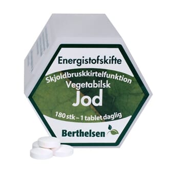 Berthelsen jod 180 tab
