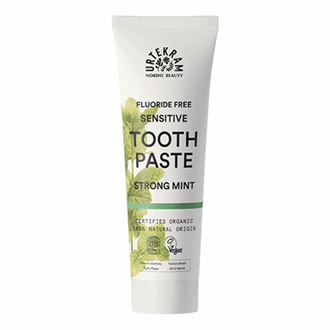 Urtekram Sensitive Strong Mint Tannkrem Uten Fluor