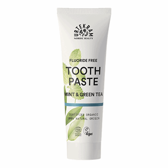 Urtekram Mint & Grønn Te Tannkrem Uten Fluor