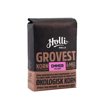 Holli Mølle økologisk emmer helkorn 1 kg