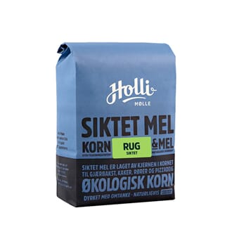 Holli Mølle økologisk siktet rug 1 kg