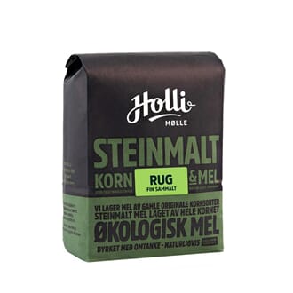 Holli Mølle økologisk rug fin sammalt 1 kg