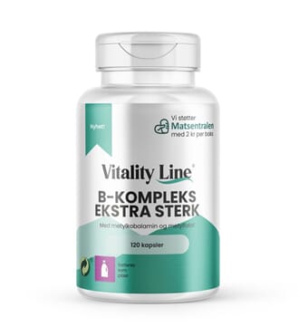 Vitality Line B-kompleks ekstra sterk 120 kapsler