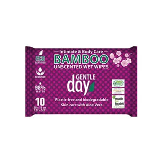 Gentle Day Uparfymert Våtservietter 10stk