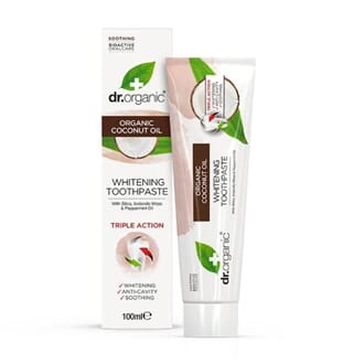 Dr Organic coconut oil toothpaste 100 ml